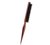 NVIYAM Cepillo de Pelo de Cerdas de Jabalí Cepillo Cerdas Jabali Peine Peinar Cabello Cepillo para el Cabello de Jabalí Incluir Moño Cepillo Cardar Pelo Cepillo de Cola Profesional Peine de Salón