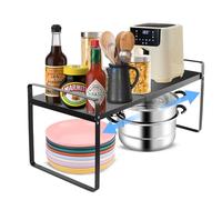 NVIYAM Organizadores de Cocina Expandible, Estantería de Cocina Estantes para Especias, Organizador de Mostrador Estante de armarios, para cocina, mostradores, despensa, baño