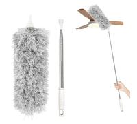 NVIYAM Plumero de Limpieza Microfiber Duster 230cm Plumero Atrapapolvo Extensible Plumero Palmera Lavable de Microfibra Plumero Telescopico Extensible Plumero Radiadores Plumero Extensible Microfibra