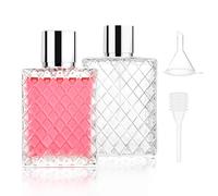 NVIYAM Pulverizador de Perfume Portátil de 100 ml, Bote Spray Pequeño, Vidrio Botella Spray, Botellas de Perfume, de Viaje para Hombre y Mujer, Rellenable