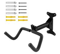 NVIYAM Soporte de Pared para Bicicletas, Soporte Bicicleta Pared Plegable y Acolchado, Angulo y Distancia de Pared Ajustables, Capacidad de 30Kg, Soporte Colgar Bicicleta Pared, Gancho Bicicleta Pared