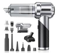 NVKHG Aspirador de Mano, 18000Pa Mini Aspirador, Plegable Aspiradoras de Mano Coche 3 en 1 con Motor sin escobillas, Aspirador sin Cable para Coche, para Uso en la Oficina, el hogar, la Cocina