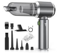 NVKHG Aspirador de Mano, 26000Pa Mini Aspirador Recargable, Aspiradoras de Mano Coche 3 en 1 con Motor sin escobillas, Aspirador sin Cable para Coche, para Uso en la Oficina, el hogar, la Cocina
