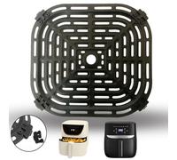 Nvkwca Placa de parrilla de freidora de aire de 6 cuartos para freidoras de aire Paris Hilton/BELLA Pro Series de 6 cuartos de galón, bandeja de placa de parrilla mejorada para freidora de aire Paris