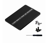 Nvme - Adaptador convertidor de disco sólido a SFF-8639 conversión de 2.5 pulgadas con carcasa protectora y almohadilla disipadora de calor