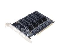 NVME - Adaptador de disco duro M.2 para M.2 NVME SSD a PCIE X16 SATA Expansion Ca