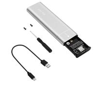 NVMe - Caja de disco duro externo de fácil instalación, USB 3.1 Gen 2, 10 Gbps, transferencia de datos, caja de almacenamiento externa