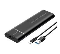 NVME - Carcasa de disco sólido con carcasa de aluminio de transferencia rápida de 10 Gbps, gestión térmica eficiente