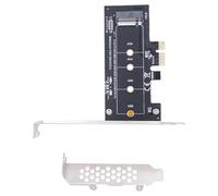 NVME - Convertidores PCIe 1X para computadoras de escritorio, herramienta de procesamiento rápido de datos, menos montaje, universales, compatibilidad de placas base de tiempo de ejecución extendido