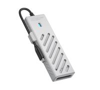 NVMe M.2 - Carcasa M.2 NVMe SSD M.2 NVMe a USB adaptador con transmisión de 10 Gbps para M.2 NVMe PCle M-Key & M+B Key SSD