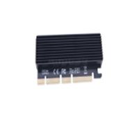 NVME PCIE Adaptador M.2 M-key a PCIE 3.0 x4 x8 x16 con disipador de calor para expansión de disco duro de placa base de escritorio