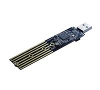 Nvme Ssd Case, Compact USB Adapter, USB Flash Drive Extender, M.2 Nvme Ssd Enclosure Adapter 10gbps, USB Expansion Card, Hard Drive Extender Board Type a Direct Plug-In for Laptop Flash Drive