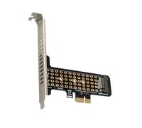NVME - Tarjeta de expansión de disco sólido a PCIe para unidades de llave M con mejora la disipación del calor y la durabilidad, convertidores SSD de llave M