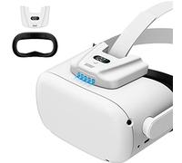 NVNV Ventilador de realidad virtual para Oculus Quest 2, ventilador de circulación de aire antivaho con interfaz facial, cubierta facial a prueba de sudor, accesorios de realidad virtual para Quest 2,