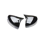 NVNZMFPPW Tapas Espejo Lateral para Mercedes para Benz E GLC S C Class W205 W213 X253 W222 W238 LHD Cubierta del Espejo Retrovisor Lateral Tapa De ala Moldura De Vista Trasera(Gloss Black)