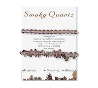 NVOQILIN 1 juego de pulsera de ágata con cuentas de piedra irregular, cómoda de llevar, cadena de muñeca, regalo de ágata, talla única, como se describe