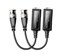 NVOQILIN 1 par de transceptores pasivos AHDs//Twisted BNC CCTV Video Balun BNC Cat5 CCTV Video Balun
