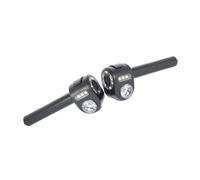 NVOQILIN 2 luces de bicicleta recargables de 360 grados con intermitentes LED brillantes para bicicletas nocturnas, advertencia LED