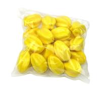 NVOQILIN 20 piezas de simulación de frutas y limones para fotos, vegetales artificiales para cocina, fiesta, tienda de frutas, decoración del hogar