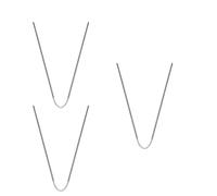 NVOQILIN 3 agujas circulares de metal para tejer de 2 mm, 2,5 mm, 3 mm, 3,5 mm, 4 mm, agujas redondas para calcetines y guantes