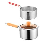 NVOQILIN 304 - Cocina profunda inoxidable con estructura de tamizado de aceite para cocinar mejor dispositivo de cocina compacto