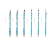 NVOQILIN 6 bolígrafos borrables eternos para bocetos, dibujos, escrituras, rellenos de calcetines de Navidad, lápiz borrable eterno sin tinta