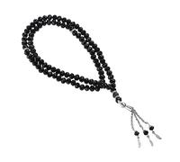 NVOQILIN 9 cuentas de 99 colores religiosas Tasbih con oración para coche, adornos para colgante de coche, cuentas de cristal, collar simple para hombres y mujeres, cuerda de rosario, talla única
