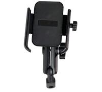 NVOQILIN Abrazadera para teléfono de motocicleta que ofrece un mecanismo de bloqueo seguro y los mejores ángulos de visión para teléfonos móviles, soporte de teléfono de motocicleta