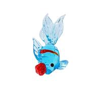 NVOQILIN Adorno de pez de cristal hecho a mano, decoración tradicional china para el hogar, que simboliza la riqueza y la prosperidad para una elegancia