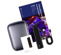 NVOQILIN Amplificadores de auriculares intraurales de estudio con conectores de bloqueo y potencia de salida de 100 mW, auriculares estereofónicos portátiles