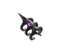 NVOQILIN Anillos abiertos de triple capa para un ajuste cómodo y un apilamiento único, fabricados por Star Craft de anillos apilables de aleación, One Size, como se describe, como se describe