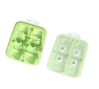 NVOQILIN Bandeja de hielo de silicona de grado alimenticio con forma de dragón pequeño, reutilizable, para sopas, congeladores, zumos de vino