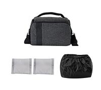 NVOQILIN Bolsa de almacenamiento de hombro para 3 maletas de transporte de gran capacidad, 3 accesorios de dron, funda de transporte impermeable para viaje, Gray
