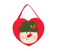 NVOQILIN Bolsa de caramelos de Feliz Navidad, regalo de Papá Noel, tela no tejida, decoración para el hogar, regalos de Año Nuevo, bolsas de golosinas para fiestas, fiestas de cumpleaños, truco o