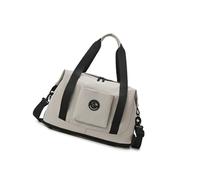 NVOQILIN Bolsa de gimnasio de gran capacidad, bolsa de viaje, bolsa de fitness con separación húmeda y seca, bolsa de natación, bolsa de fin de semana, bolsa de hospital, Gray