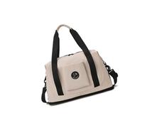 NVOQILIN Bolsa de gimnasio de gran capacidad, bolsa de viaje, bolsa de fitness con separación húmeda y seca, bolsa de natación, bolsa de fin de semana, bolsa de hospital, beige