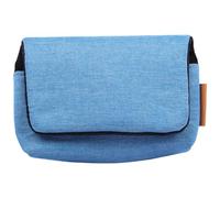 NVOQILIN Bolsa para cámara de algodón y lino, resistente al agua y duradera, con forro de felpa para funda de cámara G9X G7X, Blue