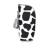 NVOQILIN Bolsa portátil para biberones de leche para bebé, cómoda alimentación, soporte ligero para biberones, organizador de biberones para cochecito, Patrón de piedra, See dimensional drawing