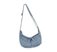 NVOQILIN Bolso de mano de mezclilla lavada para mujer, bolso cruzado de gran capacidad, mensajeros casuales para viajes, uso diario, bolso de mezclilla para mujer, bolso cruzado de gran capacidad