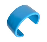 NVOQILIN Brazaletes abiertos de resina acrílica colorida de moda para mujer, pulseras anchas geométricas, joyas especiales, pulseras acrílicas coloridas, talla única, como se describe