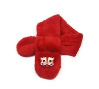 NVOQILIN Bufanda gruesa para perro de Año Nuevo, Navidad, otoño e invierno, resistente al viento, accesorios para perros, pañuelo para el día de San Valentín