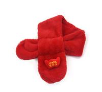 NVOQILIN Bufanda gruesa para perro de Año Nuevo, Navidad, otoño e invierno, resistente al viento, accesorios para perros, pañuelo para el día de San Valentín