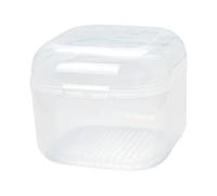 NVOQILIN Caja esterilizadora de herramientas de arte para uñas, caja esterilizadora de brocas para manicura, caja de almacenamiento, organizador para