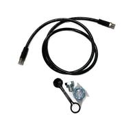 NVOQILIN CH604 Manguera hidráulica de alta presión con cinta de tubo acoplador de 3/8 pulgadas y tapas de acoplador, reemplazo de montaje de manguera