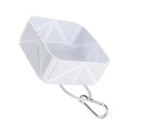 NVOQILIN Clip de bloqueo seguro, plegable, antiderrames, equipo de viaje para actividades al aire libre, cuenco de viaje para mascotas