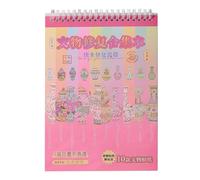 NVOQILIN Colección de calcomanías de escena de restauración histórica antigua, proyectos de manualidades históricas y álbumes de recortes artesanales