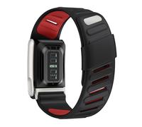 NVOQILIN Correas de muñeca contemporáneas de doble color, ergonómicas, de silicona, adecuadas para rastreadores de actividad de 5.0/5.0 MG, cómoda banda deportiva para relojes
