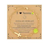 NVOQILIN Crucifijo de aleación versátil ajustable para accesorios formales informales, pulsera diaria, talla única, como se describe