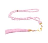 NVOQILIN Cuentas redondas de oración Tasbih de 6 mm, pulseras de 99 colores, pulseras de abalorios, accesorios de joyería, cuentas para hombres y mujeres, rosario para hombres y mujeres, talla única