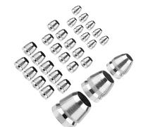 NVOQILIN Cuñas de repuesto para mango de martillo, construcción de acero inoxidable, 3 tamaños, 8 mm, 10 mm, 12 mm, cuñas redondas de acero para hachas